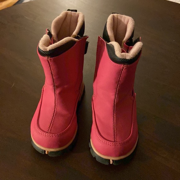 Landsend Toddler snow boots, pink, size 5 - Picture 2 of 6